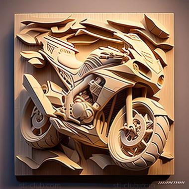 3D модель Kawasaki KVF300 (STL)